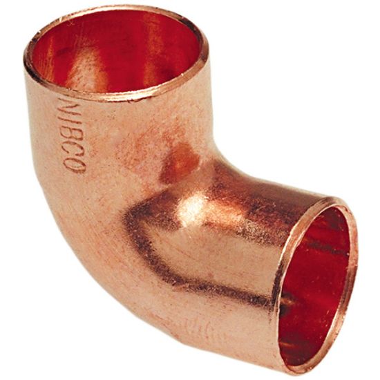 Picture of Wrot-Copper Pressure-Rated 90°-Elbow Close Ruff C x C 2 x 1.500" Material