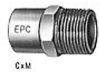 Picture of Copper-Fitting Male-Adapter C x M 2"