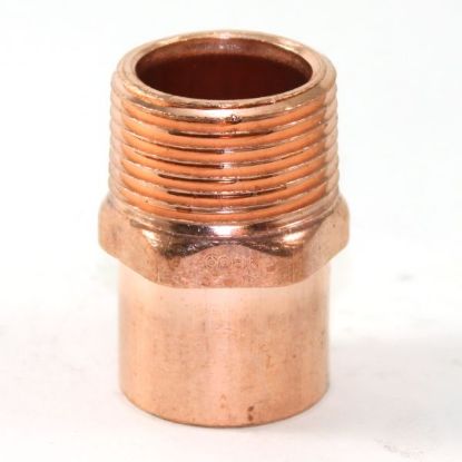 Picture of 2-1/2" Copper-Fitting Male-Adapter C X M