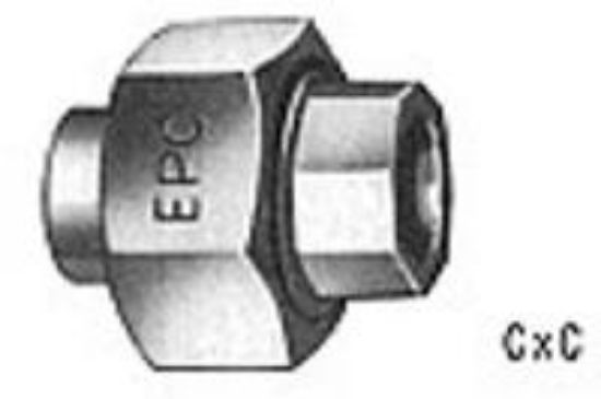 Picture of Wrot-Copper Pressure-Rated Union C x C 1"