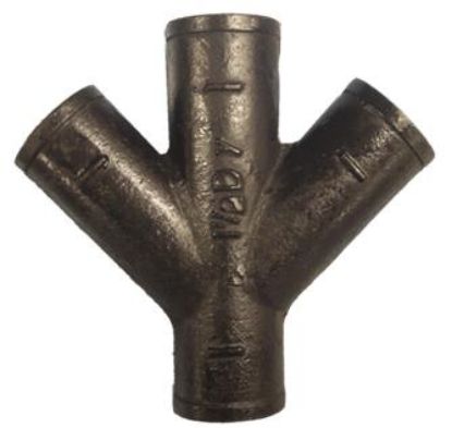 Picture of No-Hub Double-Wye 4"