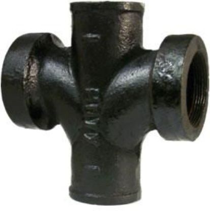 Picture of No-Hub Sanitary Tapped Cross-4 X 2