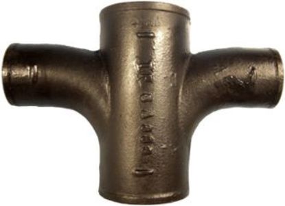 Picture of No-Hub Sanitary Cross 1-1/2"