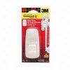 Picture of Jumbo Adhesive-Hook White 7-1/2 Lb 5-Piece (1 Hook & 4 Strips)