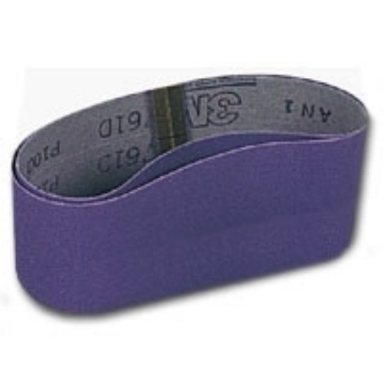 Picture of 761D Resin-Bond-Cloth Sanding-Belt Purple P60Y 4" x 24"