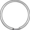 Picture of Nickel-Plated Split-Key-Ring 2"