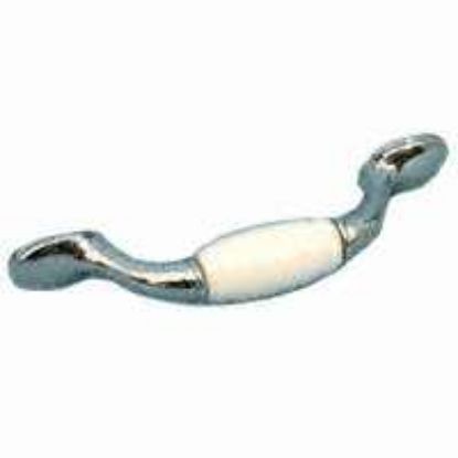 Picture of 3" Chrome Ceramic Cabinet-Pull