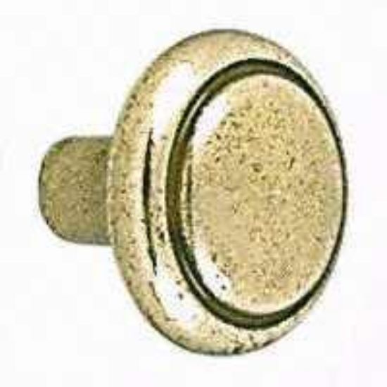 Picture of 1-1/8" Polished-Brass Traditional Cabinet-Knob