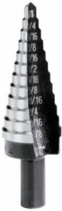 Picture of Step-drill-bit #3 9-steps 1/4" - 3/4" Cobalt