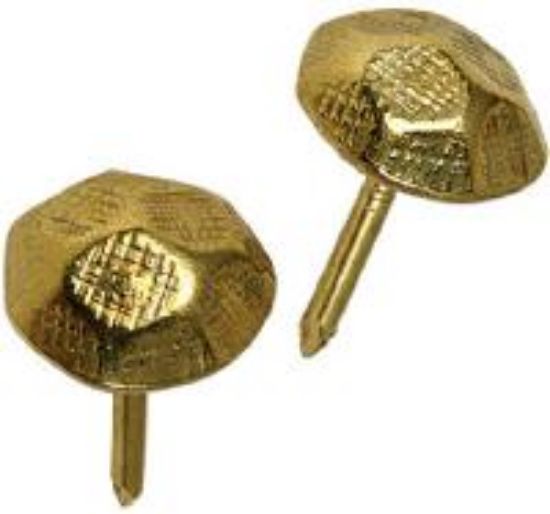 Picture of Upholstery Nails Brass Hammer Head