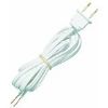 Picture of Replacement-Lamp-Cord Molded-Plug Tinned-Tips White