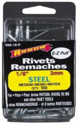 Picture of 1/8" x 1/4" Medium Steel Rivet