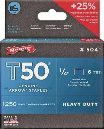 Picture of Staples T-50 1/4"