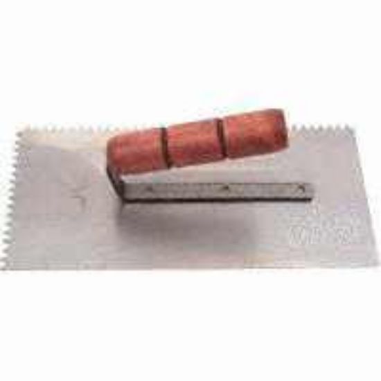 Picture of Notched-Trowel 7/32" x 5/32" V-Notch Metal