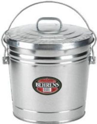 Picture of Galvanized-Steel Garbage Pail 6-Gallon