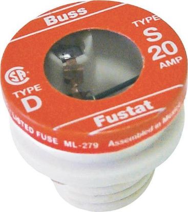 Picture of Electrical-Fuse Type-S 20-Amp Fustat Non Tamper-Resistant