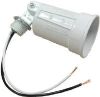 Picture of Light-Bulb-Socket Weather-Proof Single Adjustable Aluminum White