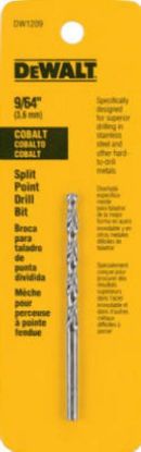 Picture of Drill-Bit Cobalt-Steel Split-Point 9/64"