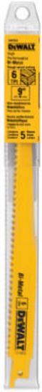 Picture of Reciprocating-Sawblade Bi-Metal 6 TPI Taper-Back 6" 5/Pk