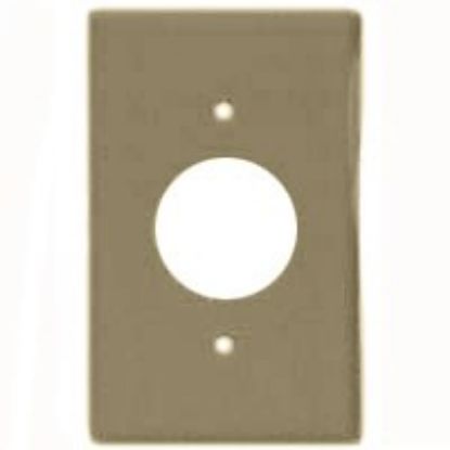 Picture of Wall-Plate 1-Gang Single-Receptacle Brown