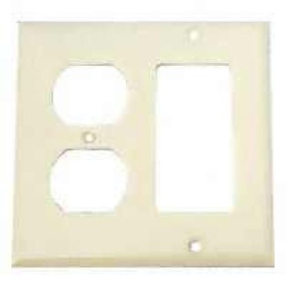 Picture of 2-Gang Duplex Outlet/Decora Wall-Plate