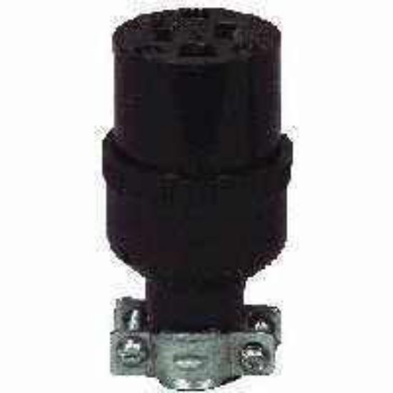 Picture of Residential Connector Rubber Black 15-Amp