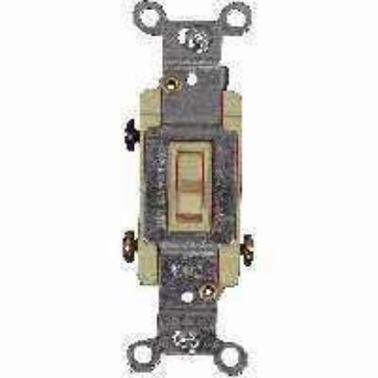 Picture of Lighting-Switch Toggle-Type Single-Pole Grounding 15-Amp Ivory