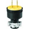 Picture of Electrical-Plug 15-Amp 125-Volt Black Residential Grade-2 Wire