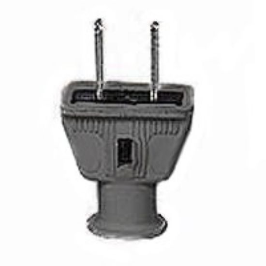 Picture of Electrical-Plug 15-Amp Black Residential 2-Wire