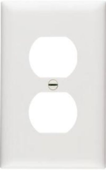 Picture of White Duplex Wall-Plate