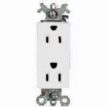 Picture of Electrical-Outlet Decora-Style Duplex-Receptacle 15-Amp 125-Volt