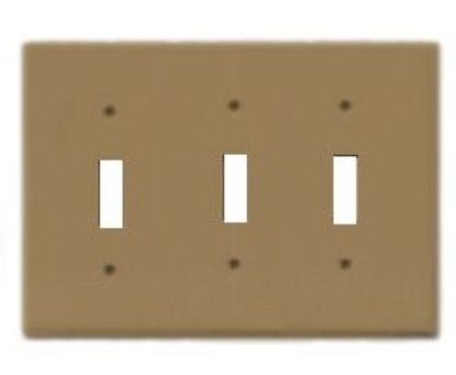 Picture of Wall-Plate 3-Gang Toggle