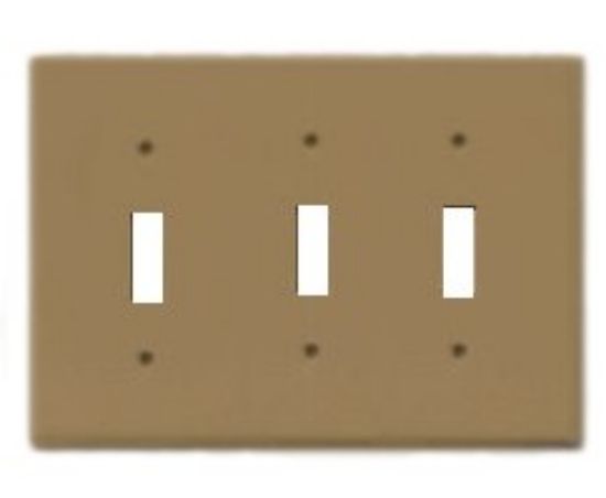 Picture of Wall-Plate 3-Gang Toggle