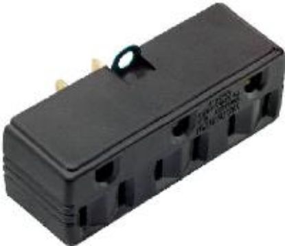 Picture of 15-Amp Brown Triple Adapter