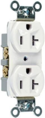 Picture of Electrical-Outlet HD Duplex-Receptacle White 20-Amp
