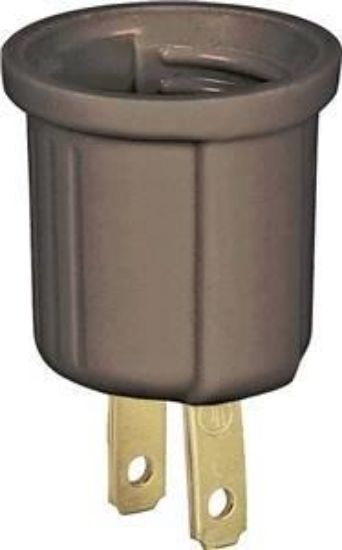 Picture of Light-Bulb-Socket Socket-adapter Keyless Brown
