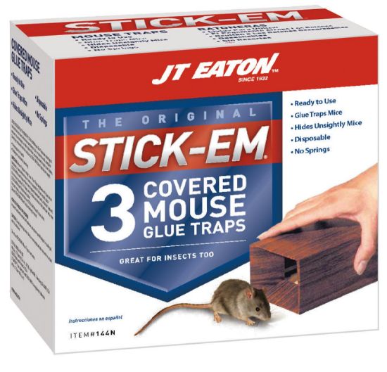 Picture of Mouse-Trap Glue-Trap Covered