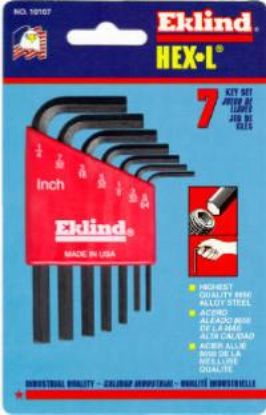 Picture of Hex-Key Set Fractional 7-Piece