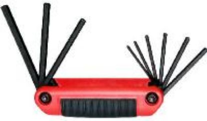 Picture of Hex-Key Set Fractional Fold-Up 9Pc