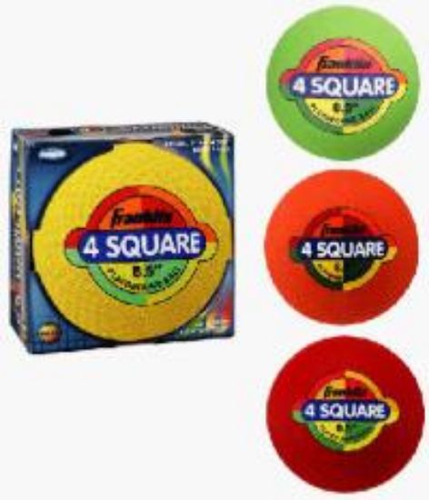 Picture of 4 Square Rubber Ball 8-1/2"
