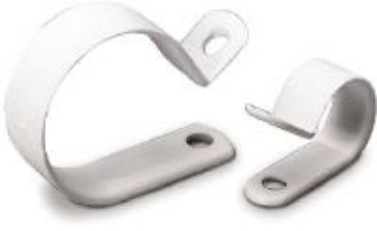 Picture of Plastic Clamps White 3/4"