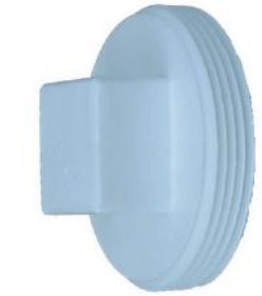 Picture of Drain-Waste-Vent Pvc Schedule-40 Mpt Plug 4"