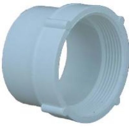 Picture of Drain-Waste-Vent Pvc Schedule-40 Cleanout-adapter S X Fpt 4"
