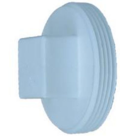Picture of PVC-Plumbing Schedule-40 Drain-Waste-Vent Mpt Plug 3"