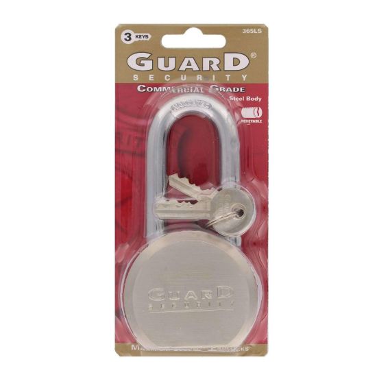Picture of Padlock High-security Long-Shackle Steel 2-5/8" Keyed-Different