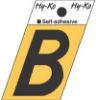 Picture of 1-1/2" Aluminum Adhesive Letter B