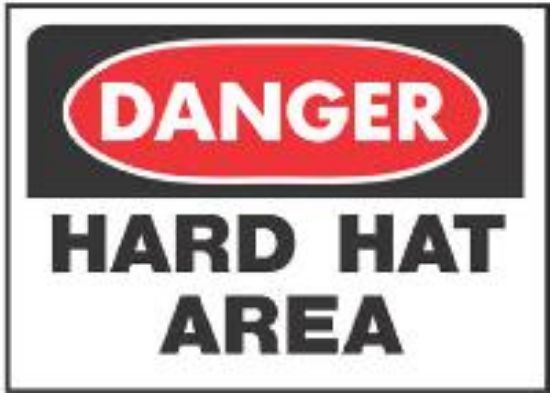 Picture of Hard-Hat 10 x 14 Sign