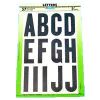 Picture of 3" B/W Vinyl Adhesive-Sign Letter Set
