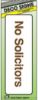 Picture of 3" x 9" No Solicitors Sign