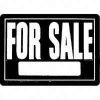 Picture of Sign "For Sale" Black/Orange Aluminum 10" x 14"